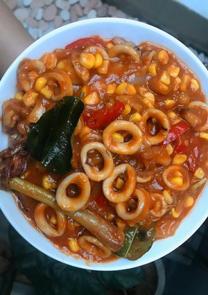 Foto resep Cumi Saos Padang