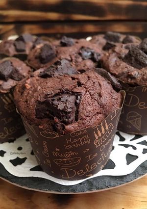 Foto resep Double choclate muffin