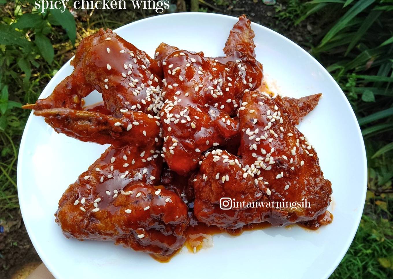 Spicy chicken wings