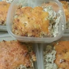 A picture of Keto Chicken and Broccoli Casserole.