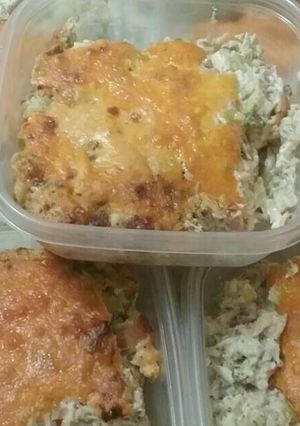 A picture of Keto Chicken and Broccoli Casserole.