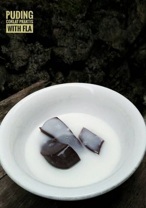 Foto resep Puding Coklat with Fla so simple