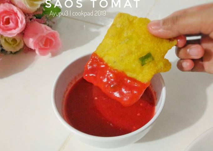 Resep ±📑 Saos tomat ala abang-abang, Bisa Manjain Lidah