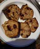 Budín de frutas secas low carb