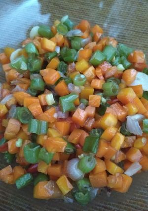 Foto resep Tumis Pedas Manis Wortel & Buncis