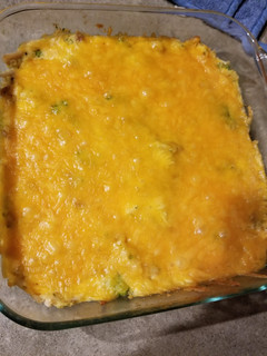 A picture of Chicken and Stuffing Casserole.