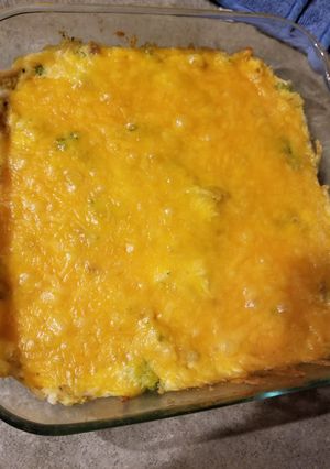 A picture of Chicken and Stuffing Casserole.