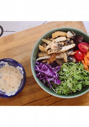 A picture of Vegan Microgreens Salad (Breakfast).