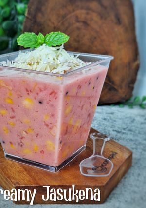 Foto resep Creamy Jasuke Buah Naga