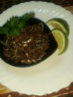 A picture of Crunchy Fried Omena #4WkChallenge.