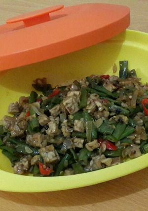 Foto resep Tumis Tempe Kacang Panjang