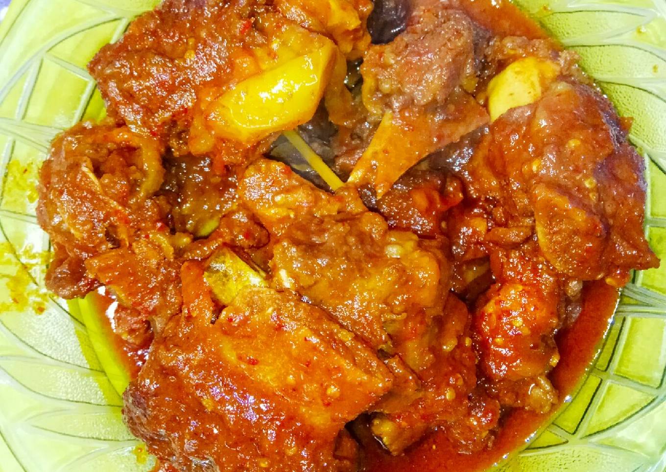 Krengsengan Iga Sapi