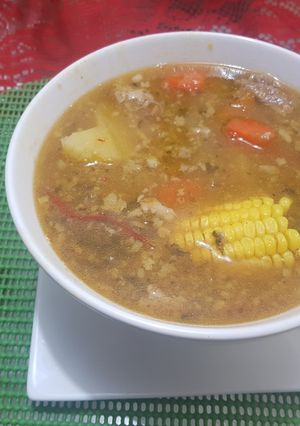 Una foto de Caldo dominicano..🇩🇴🇩🇴