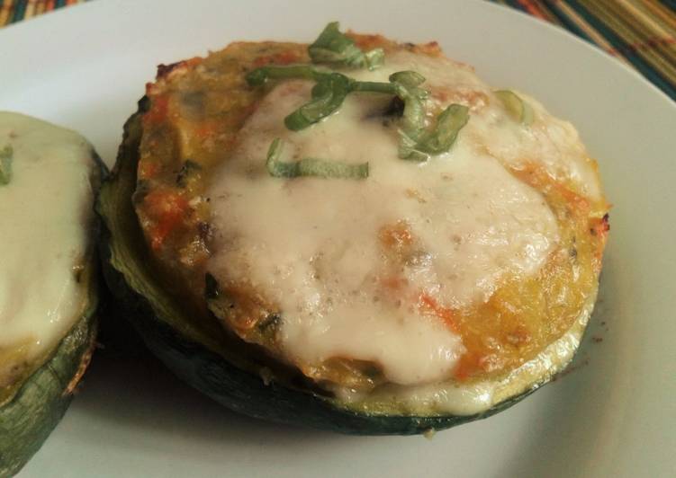 Zapallitos Rellenos Sin Carne Super Saludables Receta De Ama Dell Aquila Cookpad