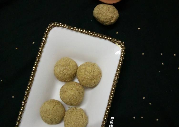 Simple Way to Prepare Quick Sesame laddoo