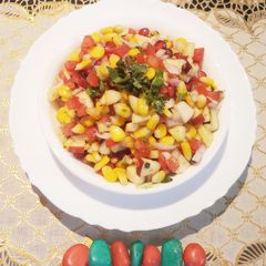 A picture of Sweet Corn Chaat.