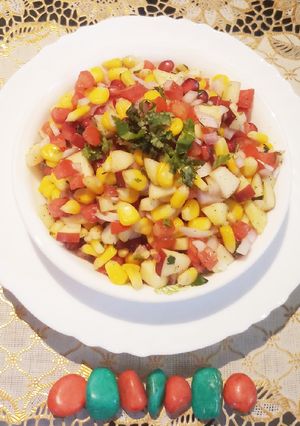 A picture of Sweet Corn Chaat.
