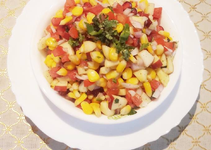 Sweet Corn Chaat Recipe