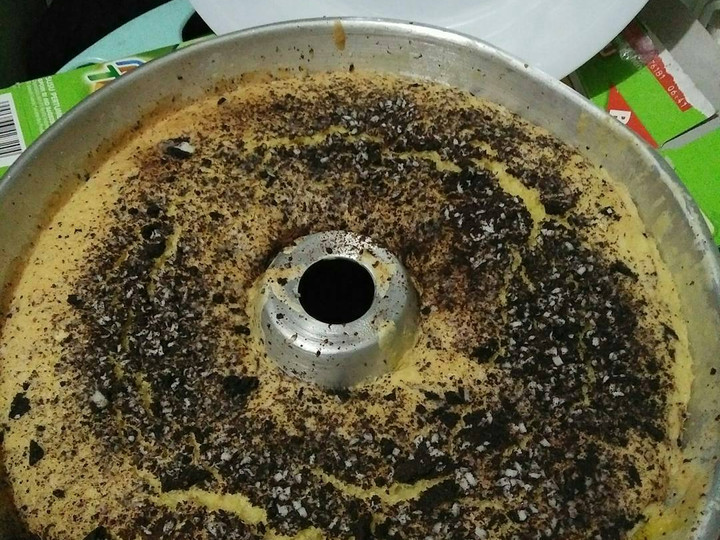 Resep Bolu singkong oreo panggang Anti Gagal