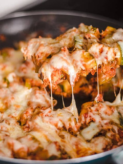 Una foto de Calabapizza a la sartén