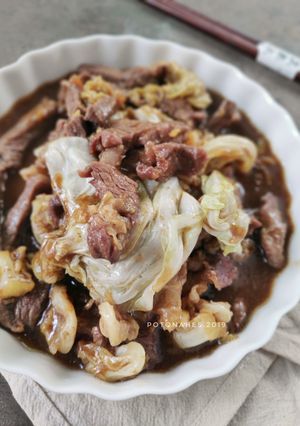 Foto resep Tumis Kol Daging