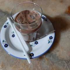 Milkshake banane-cacao antigaspillage-レシピのメイン写真