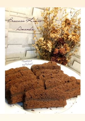 Foto resep Brownies Kukus Amanda,pakai 2 telur