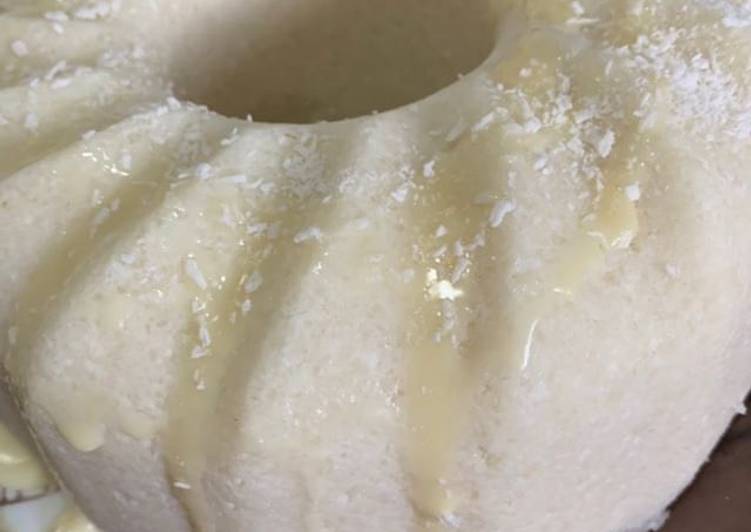 Bolo de tapioca gelado