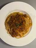 Pasta al ragù di soia