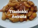 Ttaebokki(kue beras)