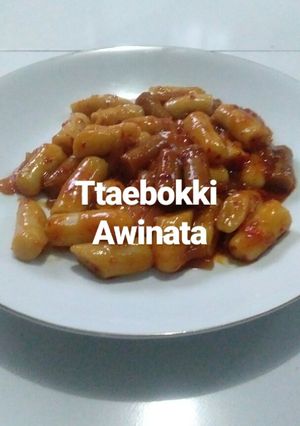 Foto resep Ttaebokki(kue beras)