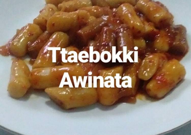 Ttaebokki(kue beras)