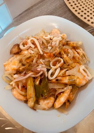 Foto resep Cumi Udang Rempah Pedas