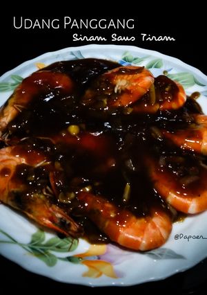 Foto resep Udang Panggang Siram Saus Tiram