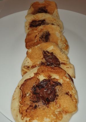 Une photo de Pancakes Nutella