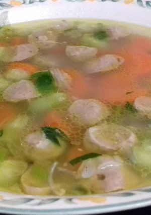 Foto resep Sayur Bakso Oyong