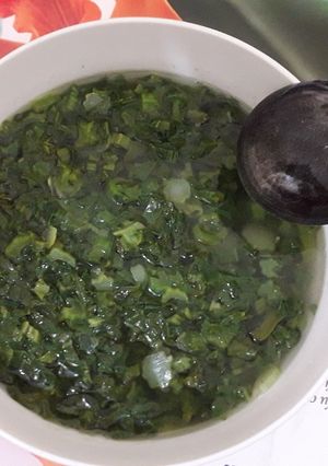 Hình của món Canh rau cải.