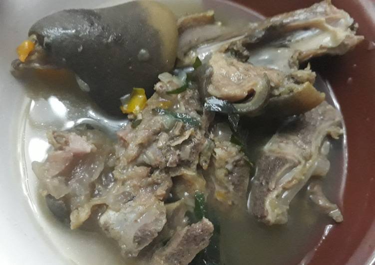 Simple Way to Prepare Super Quick Homemade Goat meat peppersoup