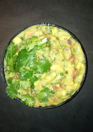 A picture of Banana guacamole#localfoodcontest_Kakamega.
