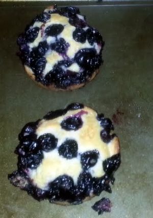 A picture of ann's quick easy blueberries.