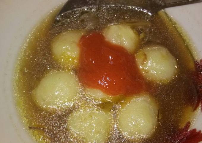 Resep Cilok kuah Anti Gagal