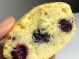 Muffins de vainilla con arándanos