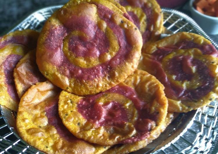 Steps to Make Tasty Pinwheel Puri