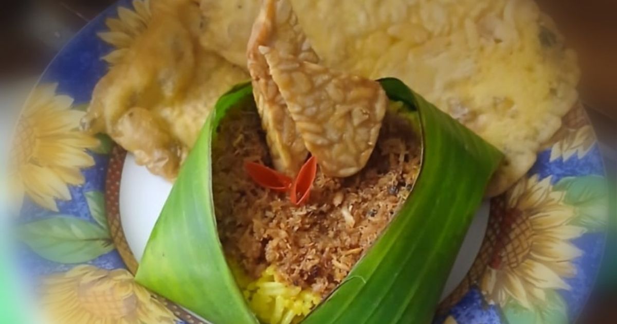 Nasi Kuning Abon