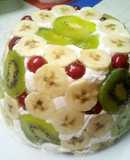 Gyümölcsös joghurttorta