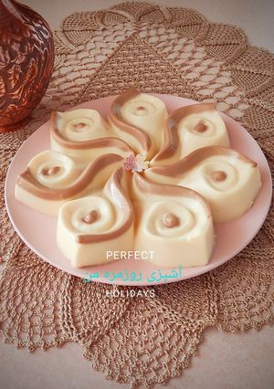 عکسی از دستور دسر شیر عسلی