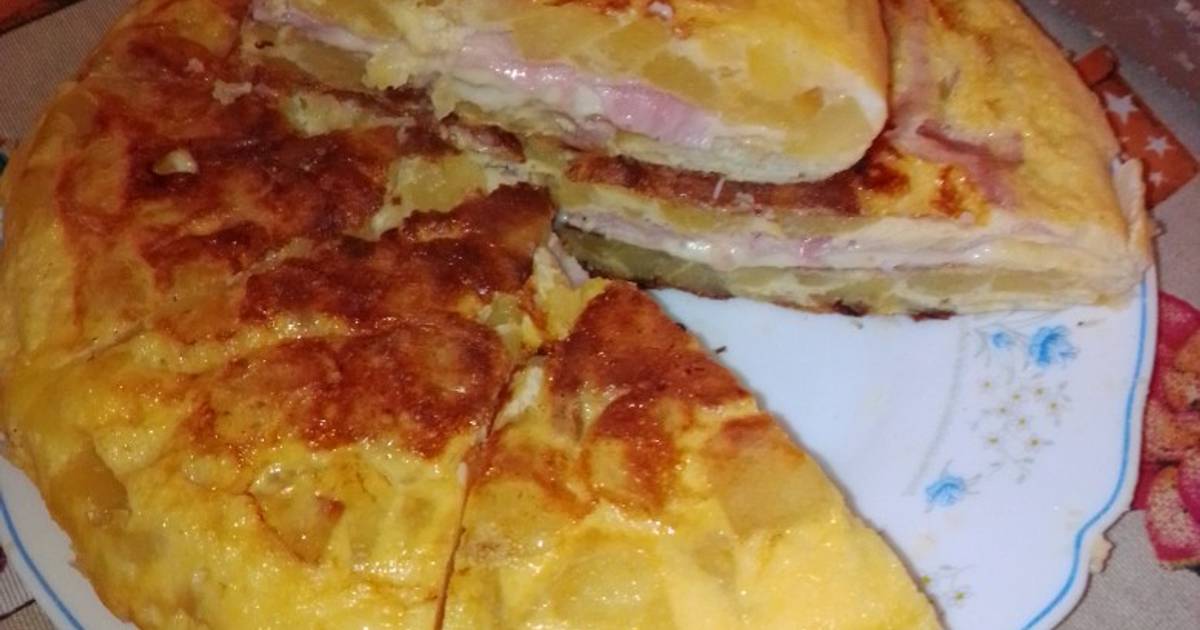 Tortilla de patatas rellena 266 recetas caseras Cookpad
