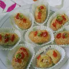 Kroket Kentang Dengan Pelapis Putih Telur রেসিপির প্রধান ছবি