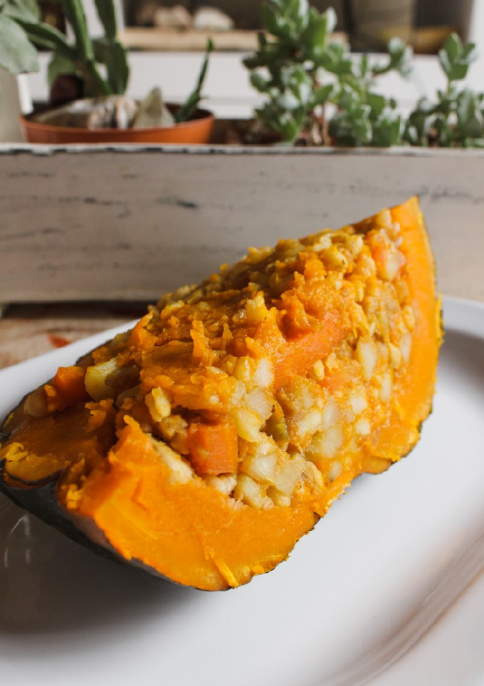 Una foto de Zapallo relleno