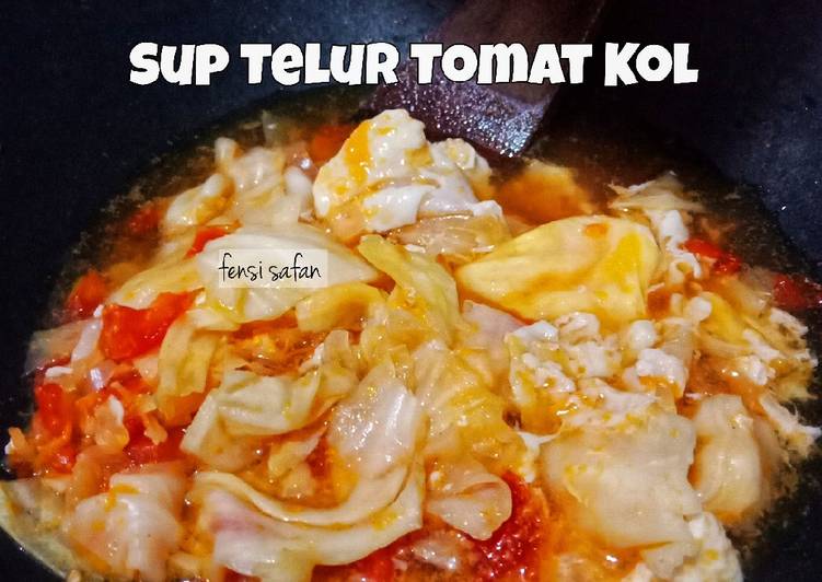 Sup Telur Tomat Kol #diet